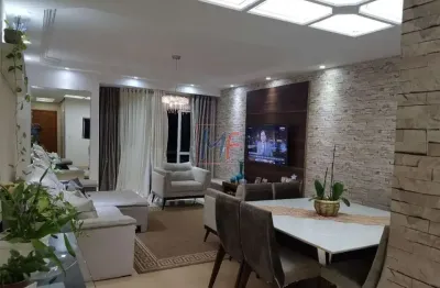 Apartamento no bairro Rudge Ramos com 134 m² 3 quartos (2 suítes) sala, cozinha planejada, sacada, banheiros, 3 vagas. Lazer. REF: 15.535
