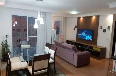 Apartamento no brás,  64 m² a.u., mobiliado, 3 quartos (1 suíte), sala estendida, cozinha, planejados, banheiro, 1 vaga e lazer. (ref: 15.724)