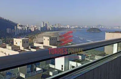 Apartamento com 2 dormitórios à venda, 103 m² por r$ 530.000,00 - itararé - são vicente/sp