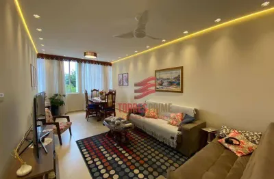 Apartamento com 2 dormitórios à venda, 138 m² por r$ 560.000,00 - itararé - são vicente/sp