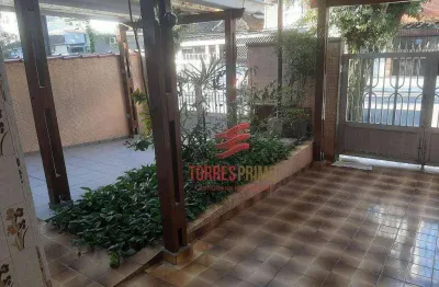 Sobrado com 5 dormitórios para alugar, 219 m² por r$ 8.000,00/mês - embaré - santos/sp