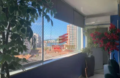 Apartamento com 2 dormitórios à venda, 137 m² por r$ 999.000,00 - ponta da praia - santos/sp