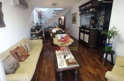 Cobertura com 4 dormitórios à venda, 388 m² por r$ 2.410.000,00 - ponta da praia - santos/sp