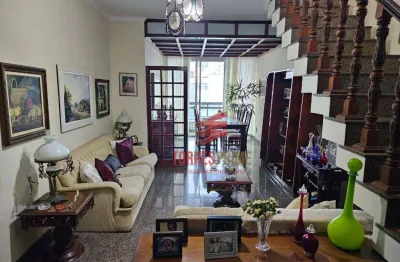 Cobertura com 3 dormitórios à venda, 290 m² por r$ 2.600.000,00 - aparecida - santos/sp