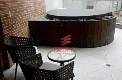Apartamento com 1 dormitório com lazer completo à venda, 45 m² por r$ 720.000 - gonzaga - santos/sp