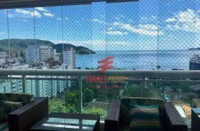 Apartamento com 4 dormitórios à venda, 324 m² por r$ 4.770.000,00 - aparecida - santos/sp