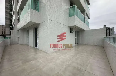 Apartamento garden localizado no edifício antonella lazer completo, 2 dormitórios, embaré santos.