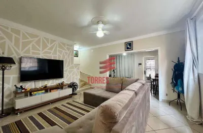 Sobrado com 3 dormitórios à venda, 166 m² por r$ 1.750.000,00 - boqueirão - santos/sp