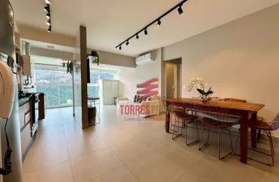 Apartamento com 2 dormitórios à venda, 66 m² por r$ 760.000,00 - josé menino - santos/sp