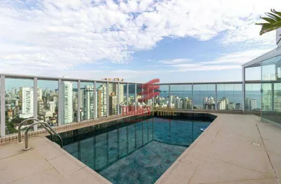 Cobertura com 3 dormitórios à venda, 280 m² por r$ 4.900.000,00 - boqueirão - santos/sp