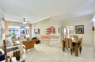 Apartamento de frente a venda com 3 dormitórios, 2 vagas demarcadas, localizado no bairro do embaré/santos.