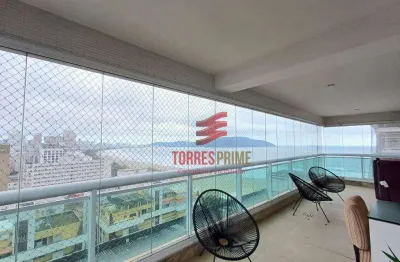 Apartamento luxuoso com 4 dormitórios à venda, 360 m² por r$ 9.600.000 - gonzaga - santos/sp