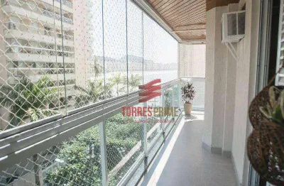 Apartamento com 3 dormitórios à venda, 95 m² por r$ 1.050.000,00 - asturias las palmas - guarujá/sp