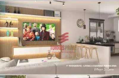 Village com 3 dormitórios à venda, 120 m² por r$ 1.250.000,00 - josé menino - santos/sp