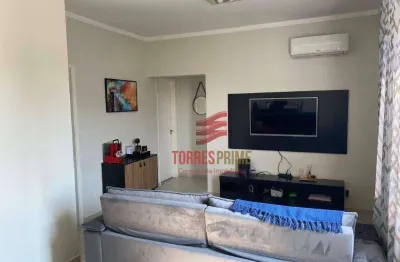 Apartamento com 2 dormitórios com 1 suíte e vaga demarcada à venda por r$ 410.000 - macuco - santos/sp