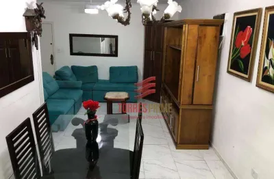 Apartamento com 2 dormitórios à venda, 85 m² por r$ 420.000,00 - gonzaguinha - são vicente/sp