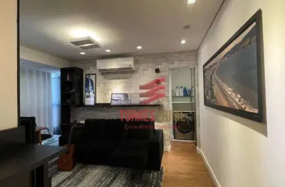 Flat com 1 dormitório à venda, 40 m² por r$ 399.000,00 - itararé - são vicente/sp