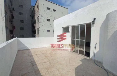 Cobertura com 2 dormitórios à venda, 108 m² por r$ 440.000,00 - josé menino - santos/sp