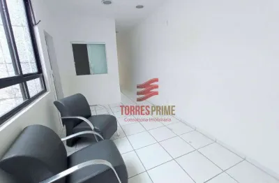 Conjunto para alugar, 75 m² por r$ 3.600,02/mês - marapé - santos/sp