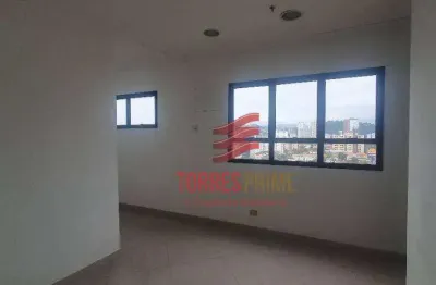 Sala comercial com 2 salas para alugar na Avenida Ana Costa, Gonzaga, Santos