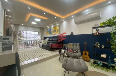 Apartamento com 2 dormitórios à venda, 111 m² por r$ 748.000,00 - embaré - santos/sp