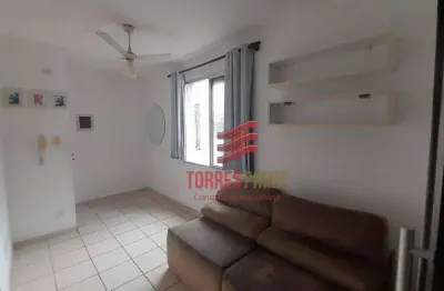 Apartamento com 1 dormitório à venda, 56 m² por r$ 310.000,00 - boqueirão - santos/sp