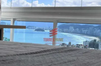 Apartamento com 1 dormitório à venda, 91 m² por r$ 2.650.000,00 - aparecida - santos/sp