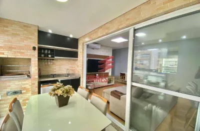 Lindo apartamento á venda com 2 dormitórios, 1 suíte, lazer completo, 78 m² por r$ 795.000 - ponta da praia - santos/sp