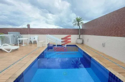 Apartamento com 2 dormitórios com Piscina para alugar, 67 m² por R$ 4.500/mês - Encruzilhada - Santos/SP