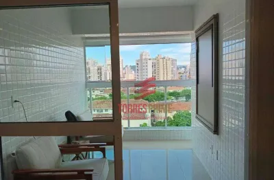 Apartamento com 2 dormitórios à venda, 53 m² por r$ 750.000,00 - embaré - santos/sp