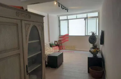 Apartamento com 1 dormitório à venda, 65 m² por r$ 438.000,00 - boqueirão - santos/sp