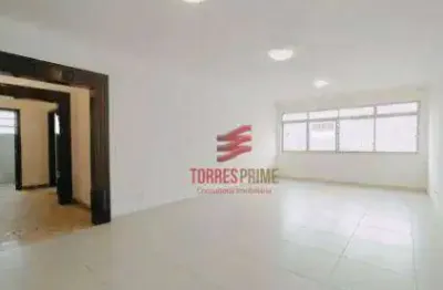 Apartamento com 3 dormitórios à venda, 170 m² por r$ 870.000,00 - pompéia - santos/sp