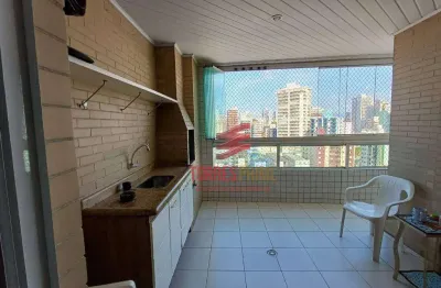 Apartamento à venda, 132 m² por r$ 858.000,00 - vila guilhermina - praia grande/sp