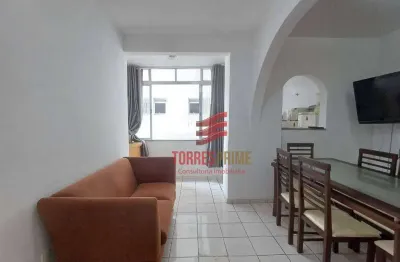 Apartamento com 1 dormitório à venda, 49 m² por r$ 299.000,00 - josé menino - santos/sp