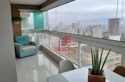 Apartamento com 2 dormitórios à venda, 84 m² por r$ 850.000,00 - boqueirão - praia grande/sp