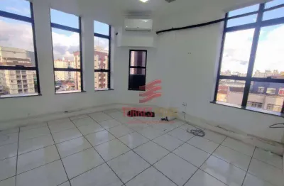 Sala para alugar, 45 m² por r$ 2.500,02/mês - embaré - santos/sp