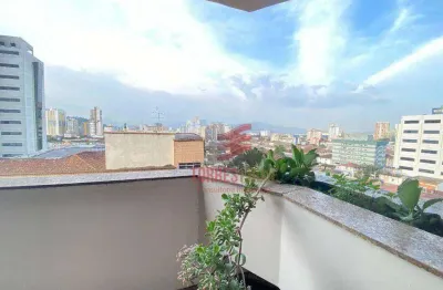 Apartamento com 3 dormitórios à venda, 163 m² por r$ 1.400.000,00 - boqueirão - santos/sp