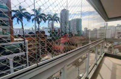 Apartamento para alugar, 99 m² por r$ 5.900,02/mês - boqueirão - santos/sp