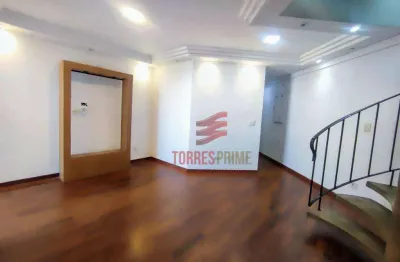 Cobertura com 3 dormitórios à venda, 147 m² por r$ 750.000,00 - vila matias - santos/sp