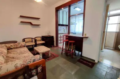 Apartamento à venda, 55 m² por r$ 470.000,00 - gonzaga - santos/sp