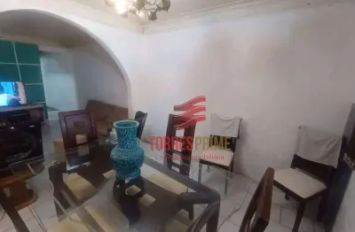 Sobrado à venda, 121 m² por r$ 480.000,00 - macuco - santos/sp