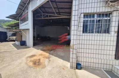 Galpão para alugar, 250 m² por r$ 13.600,00/mês - vila são jorge - santos/sp
