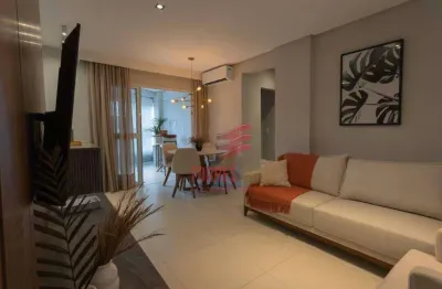 Apartamento com 2 dormitórios à venda, 77 m² por r$ 890.000,00 - boqueirão - santos/sp