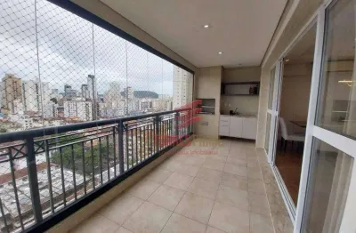 Apartamento, 150 m² - venda por r$ 1.997.000,00 ou aluguel por r$ 13.000,00/mês - embaré - santos/sp