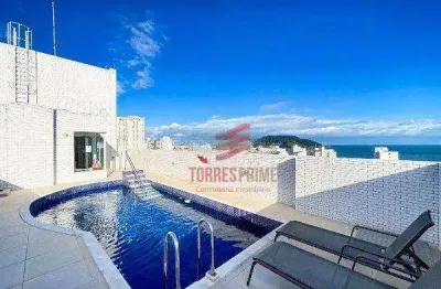 Apartamento garden novo com 1 dormitório à venda, 70 m² por r$ 690.000 - boqueirão - santos/sp