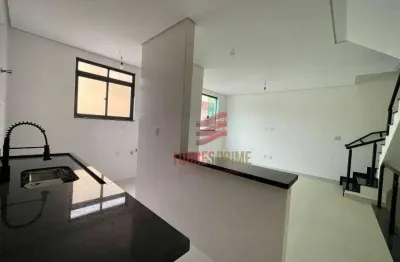Village com 2 dormitórios à venda, 95 m² por r$ 750.000,00 - marapé - santos/sp