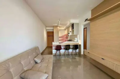 Apartamento com 2 dormitórios, suíte, lazer completo e porteira fechada à venda, 66 m² por r$ 1.300.000 - boqueirão - santos/sp
