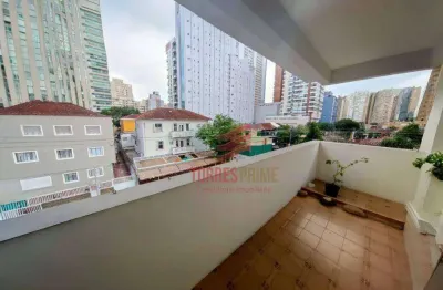 Apartamento com 3 dormitórios à venda, 80 m² por r$ 539.000,00 - gonzaga - santos/sp