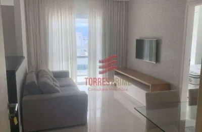 Apartamento com 1 dormitório para alugar, 57 m² por r$ 6.500,02/mês - gonzaga - santos/sp