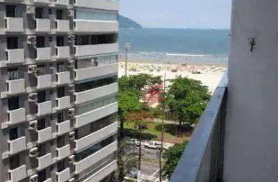 Apartamento com 2 dormitórios para alugar, 114 m² por R$ 5.746,00/mês - Gonzaga - Santos/SP